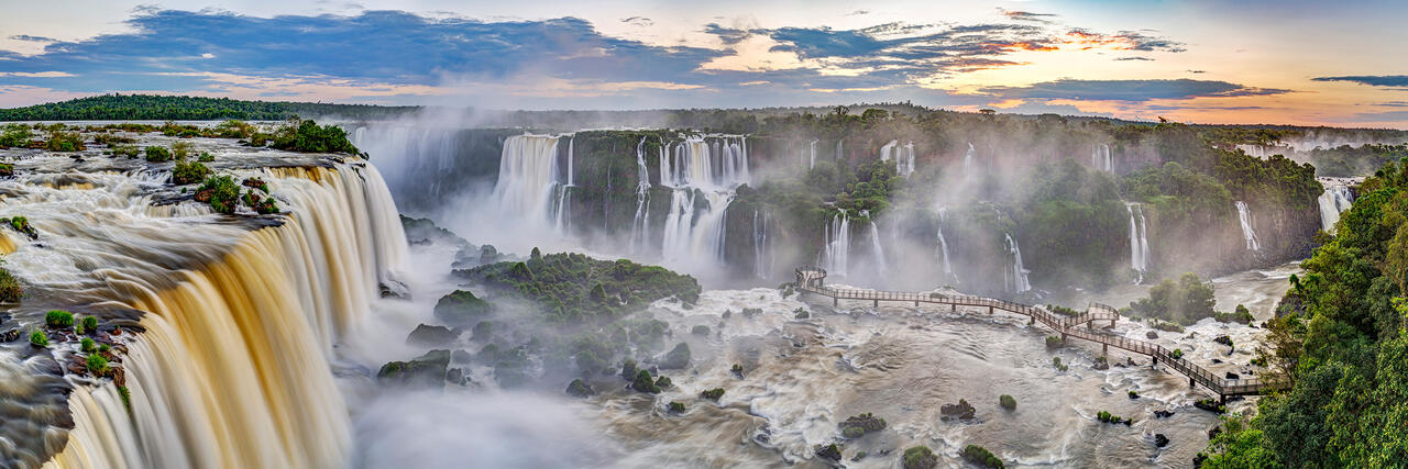 Dusk at Iguazu