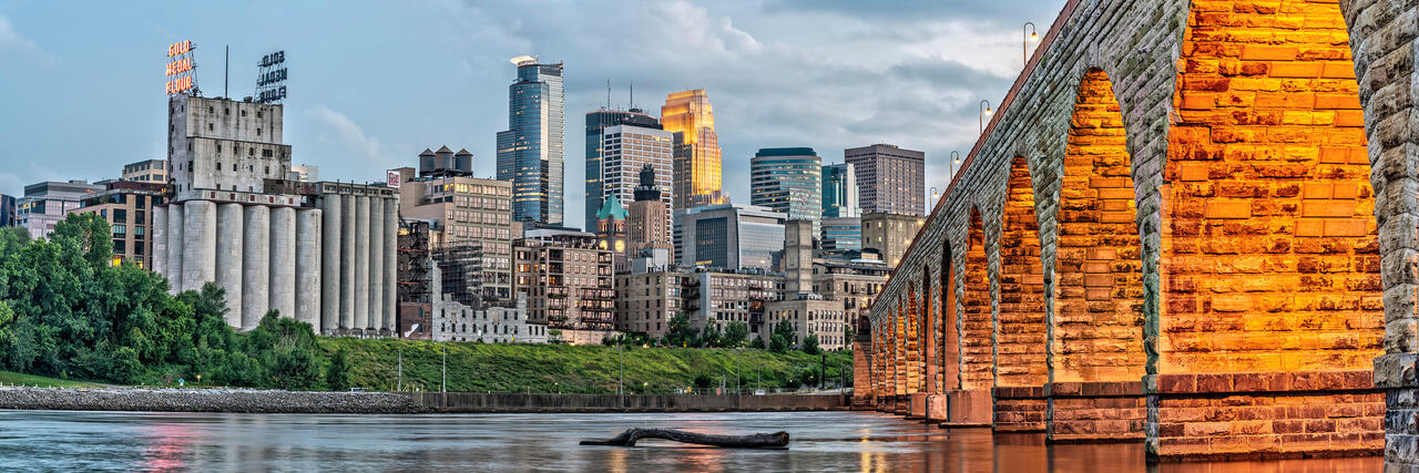 Minneapolis and Stone Arch Bridge 2018