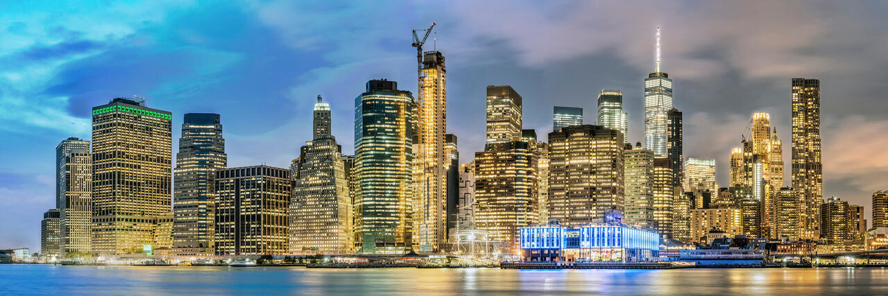 New York City Panorama at Dusk 2