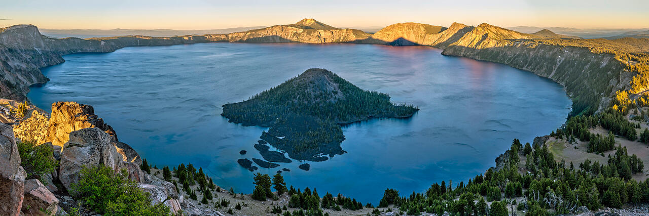 Crater Lake Sunset