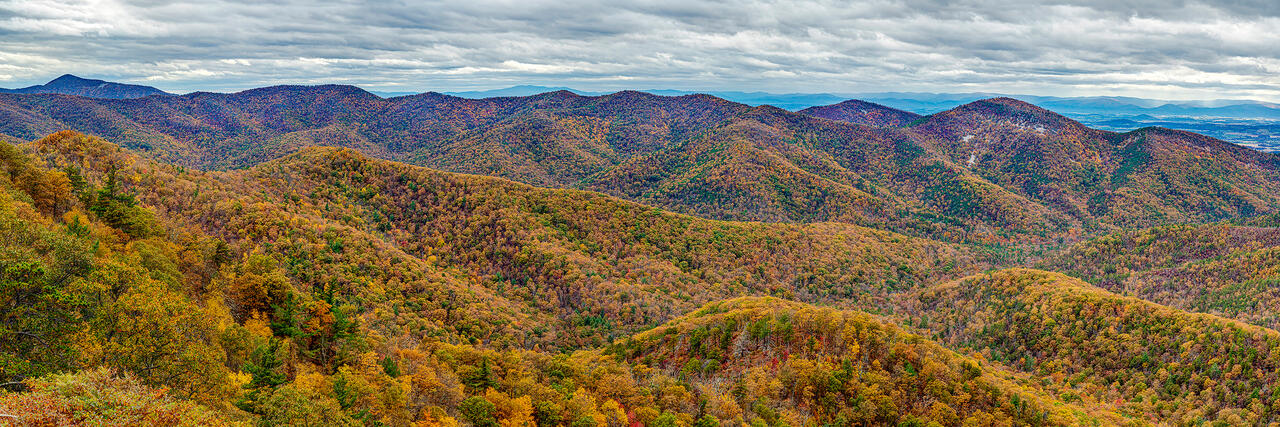 Shenandoah in Autumn Panorama