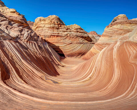 Blue Sky above The Wave