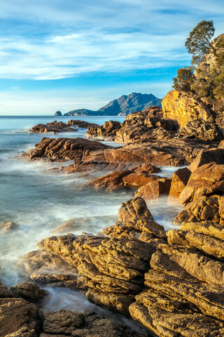 Ghostly Waves at Sleepy Bay