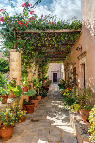 Agia Triada Garden Path