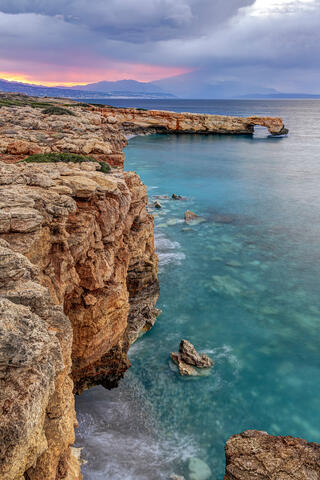 Cliffs of Crete Portrait