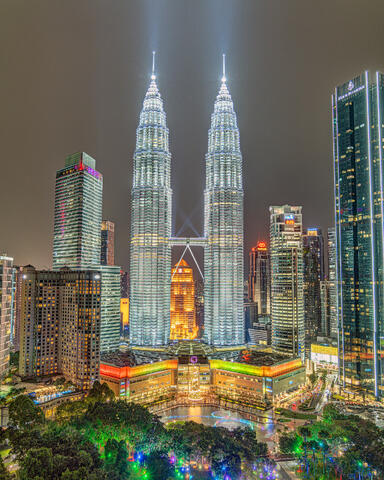 Petronas Towers at Night