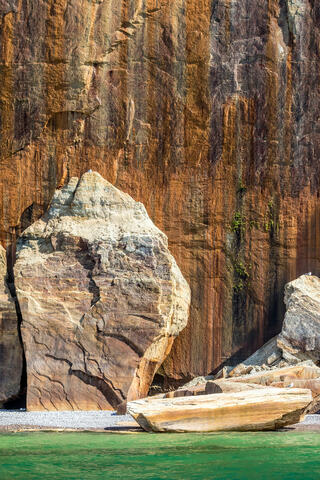 Fallen Rocks at Pictured Rocks