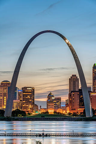 Gateway Arch Portrait