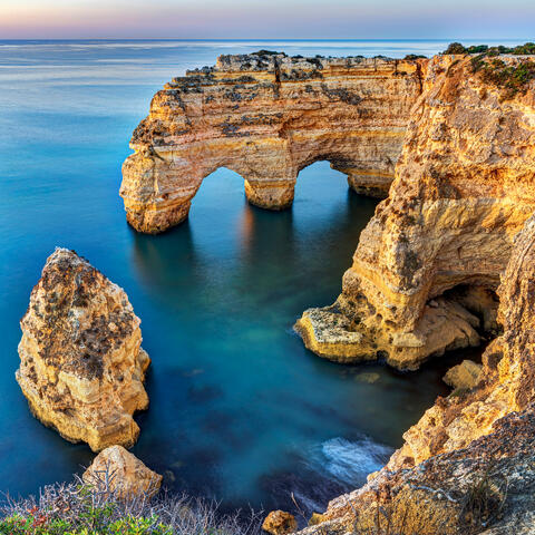Double Arch at Praia Marinha