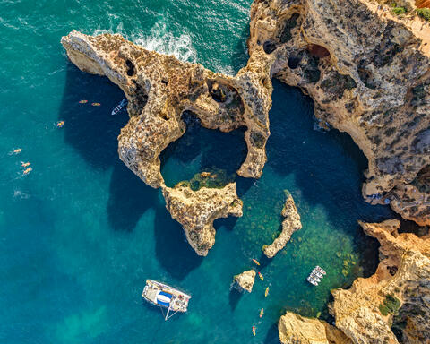 Lagos Grotto from Above
