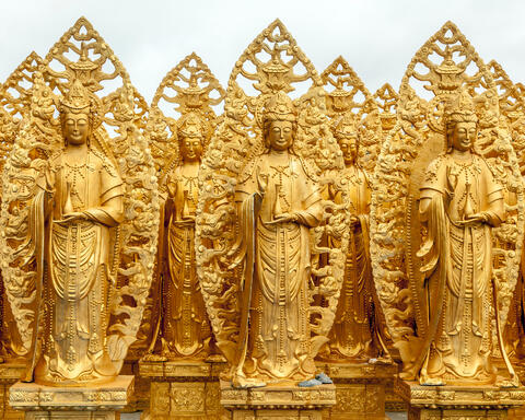 Golden Statues