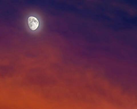 Moon at Dusk