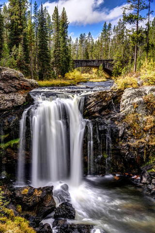 Moose Falls in Autumn