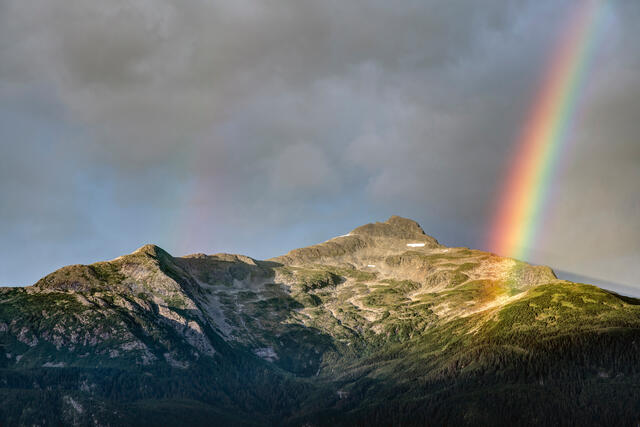 Mount Villard Rainbow