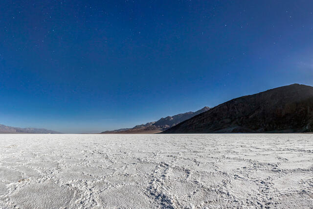 Badwater Basin by Moonlight