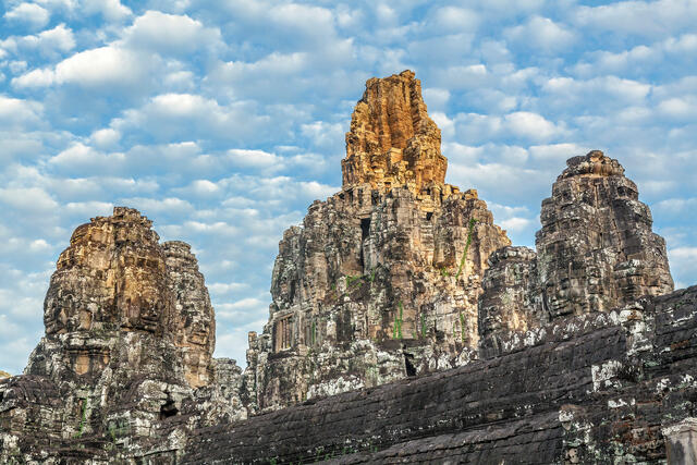 Day's First Light at the Bayon