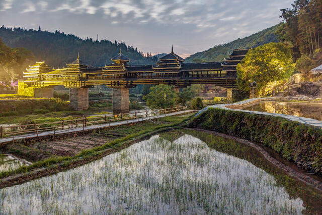 ChengYang Bridge at Dusk