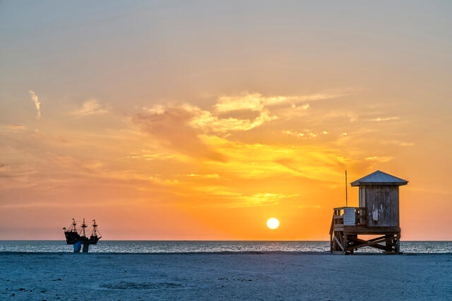 Sand Key Park Sunset