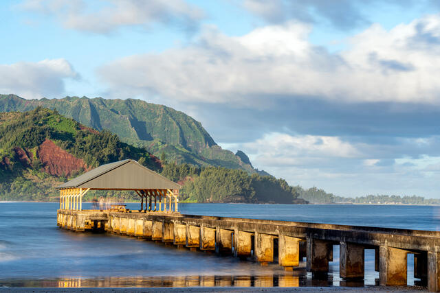 First Light on Hanalei Pier