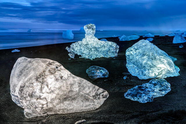 Glowing Ice Cubes
