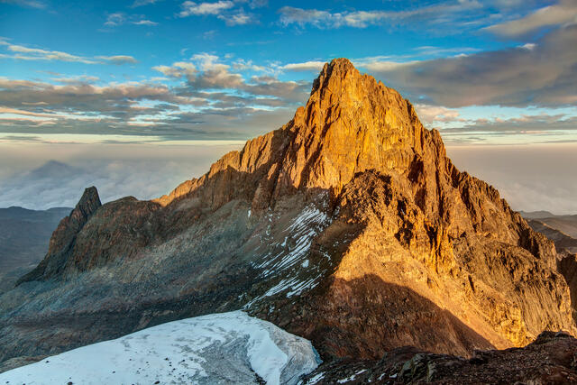 Sunrise at Mount Kenya