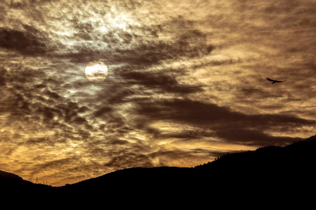 Sunset in Kathmandu