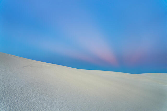 Dusk at White Sands