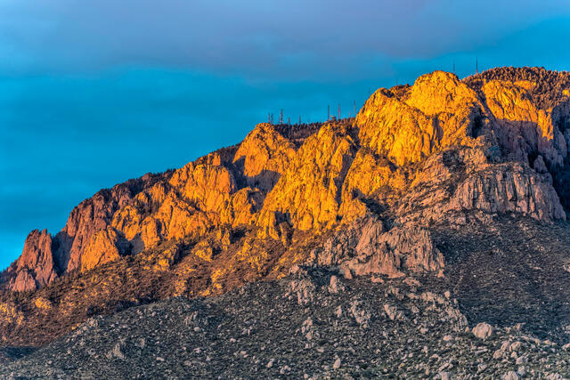 Sandia Crest at Sunset