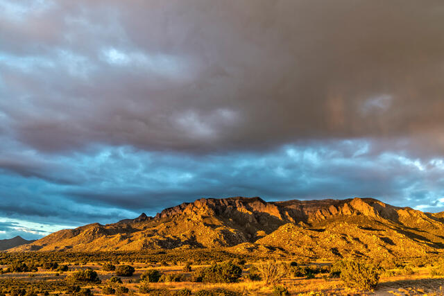 Sandia Mountains at Sunset