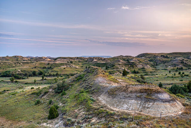 Sunset at Theodore Roosevelt National Park