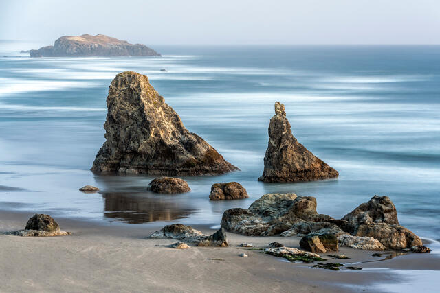 Dusk at Face Rock