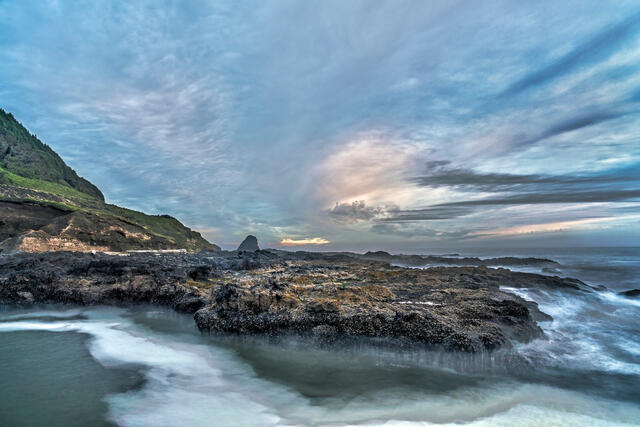 Sunset at Perpetua Marine Garden