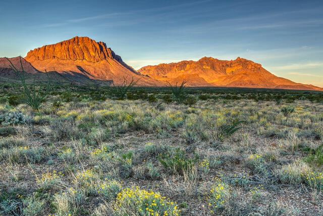 Sunrise at Big Bend