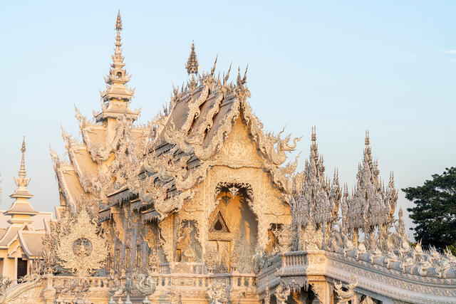 White Temple at Dawn