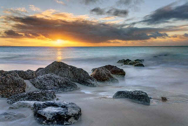 Sunset on Grace Bay
