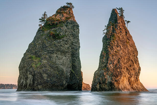 Seastacks at Rialto Beach