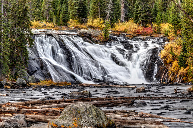 Lewis Falls in Autumn