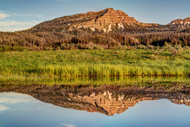Two Ocean Mountain Reflection