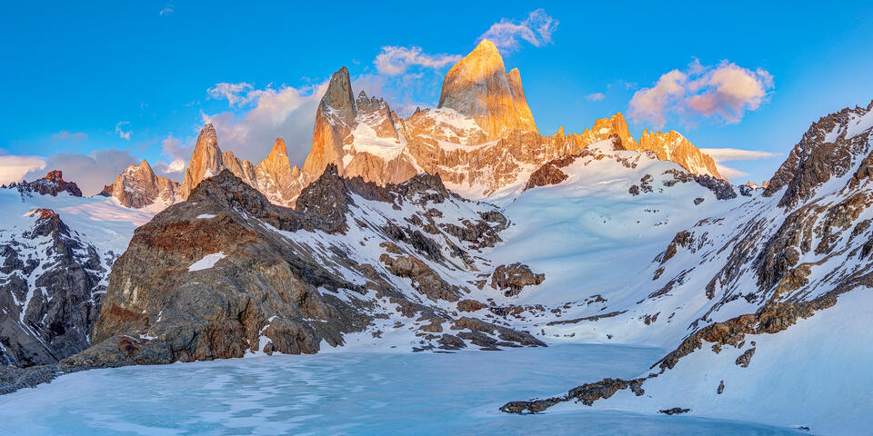 Fitz Roy Sunrise Wide