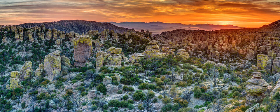 Chiricahua Sunset Panorama