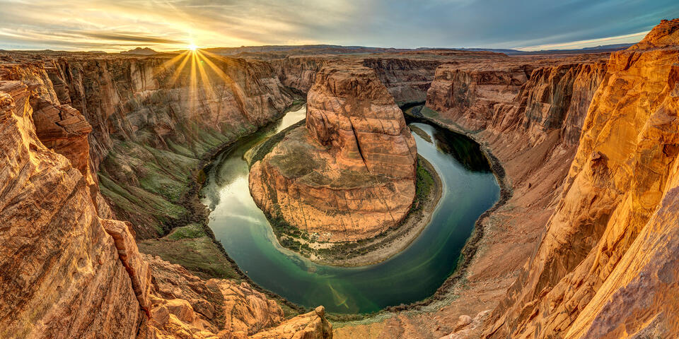 Horseshoe Bend Sunstar