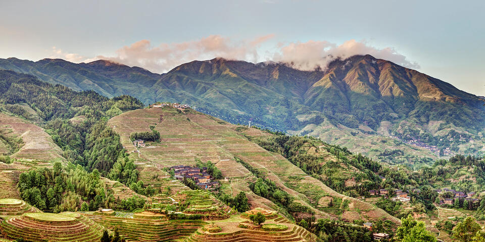 Longji Rice Terraces Panorama 3