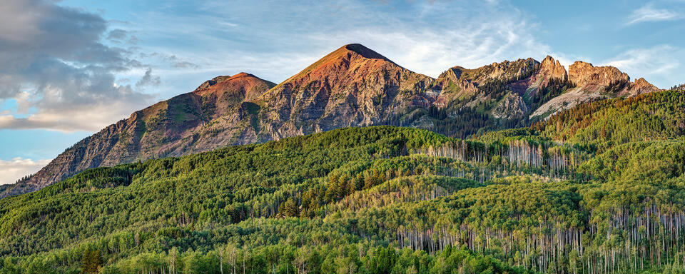 Last Light at Ruby Peak