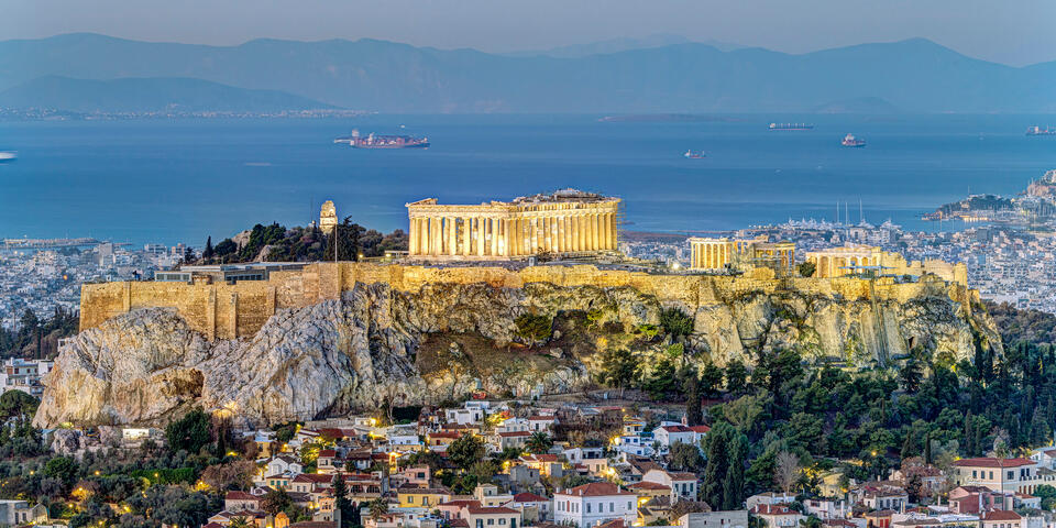 Acropolis at Dawn Wide