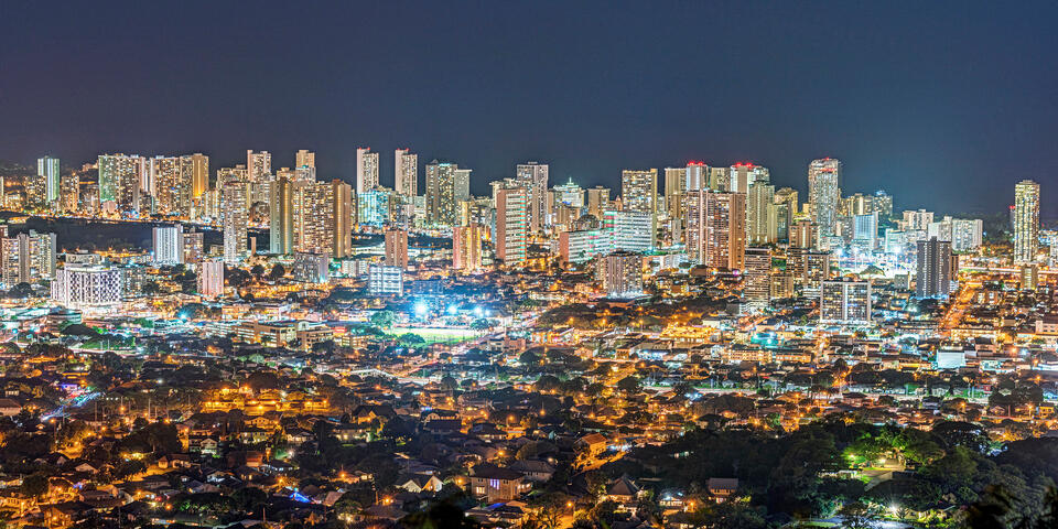 Honolulu at Night