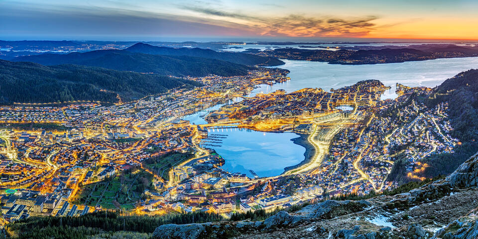 Bergen from Ulriken