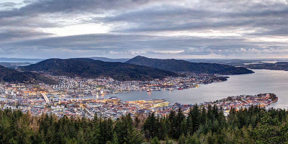 Dusk in Bergen