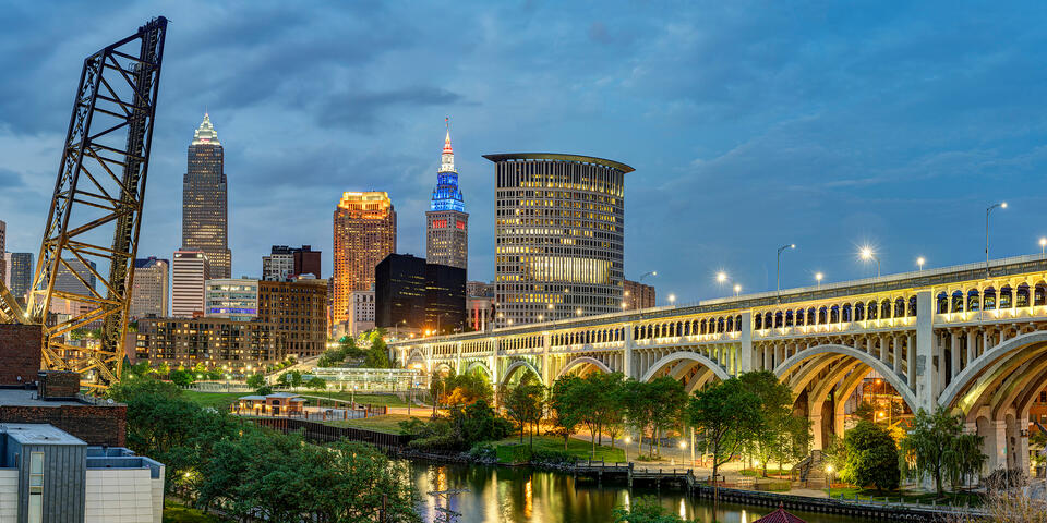 Cleveland from the Superior Viaduct