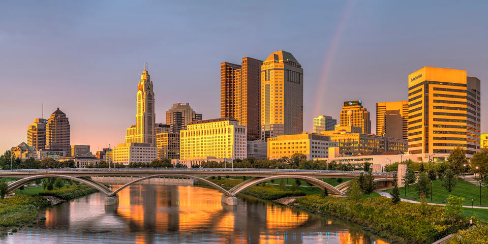 Sunset in Columbus