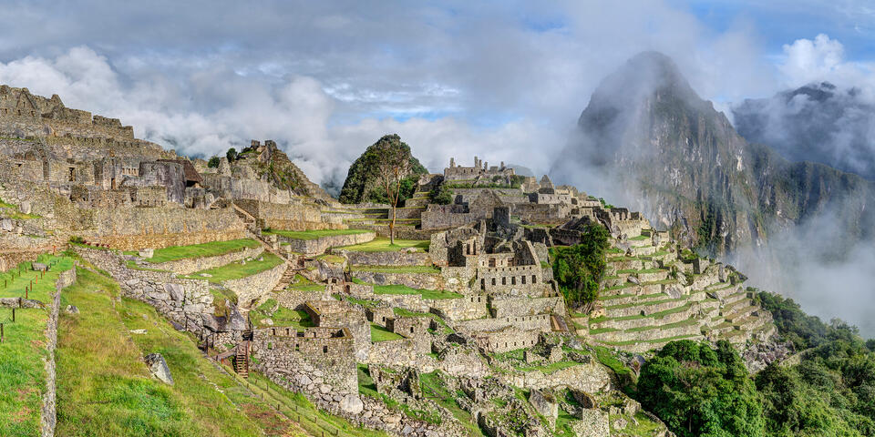 First View of Machu Picchu